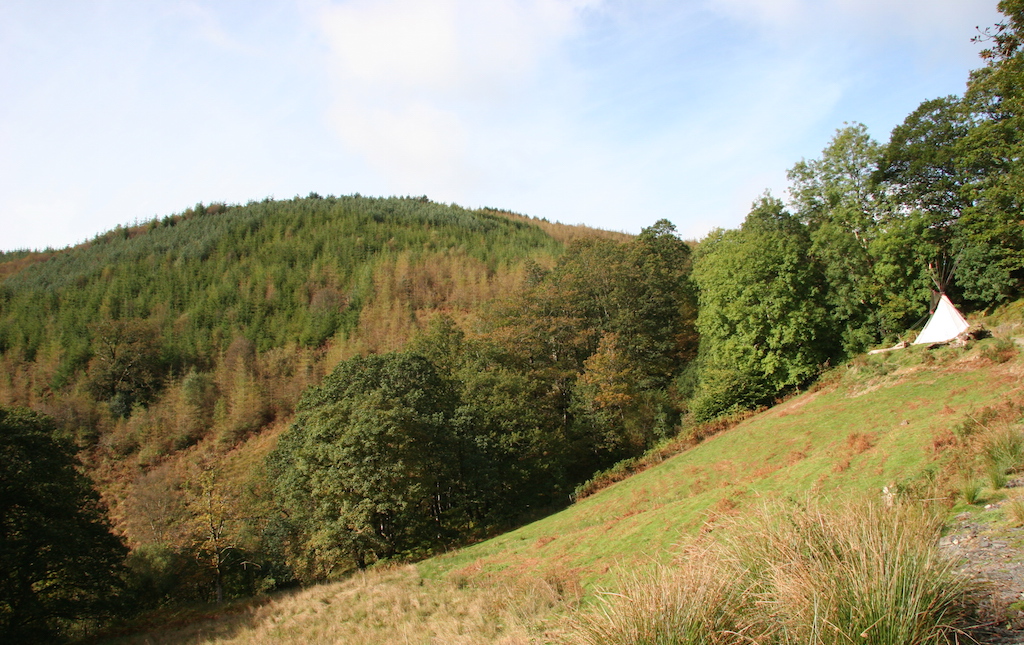 Camping in the great outdoors - Eco Retreats, Machynlleth, Wales